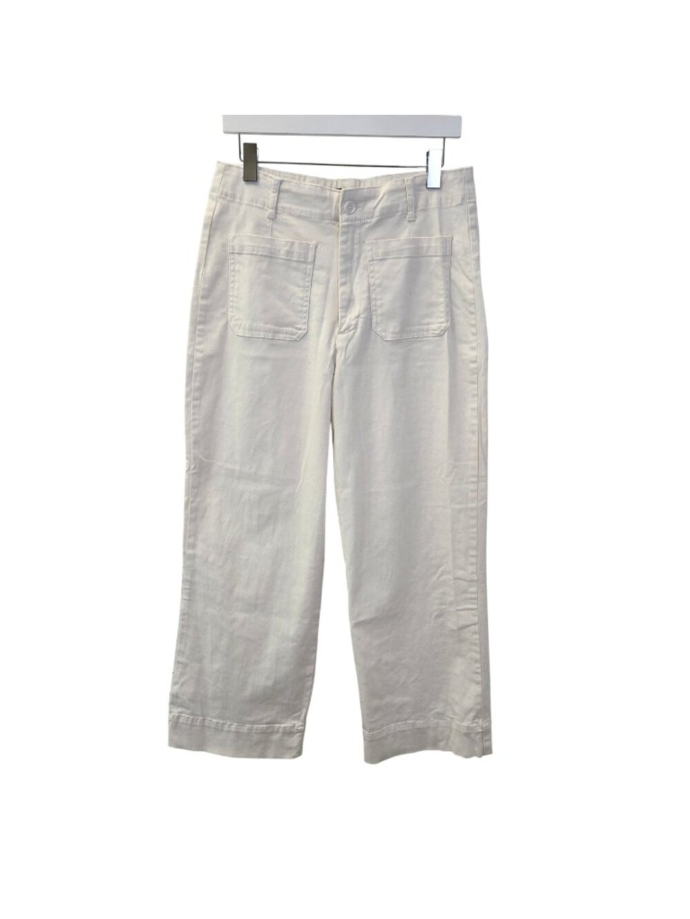 Bagatelle Wide Leg High Rise Patch Pocket Crop Pants Size 12